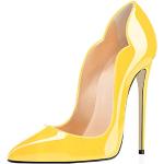 Gelbe Spitze High Heels & Stiletto-Pumps für Damen Größe 36 