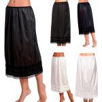 Schwarze Damenunterröcke aus Polyester Größe 3 XL Große Größen 