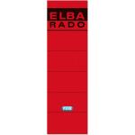 Rote Elba Ordner-Etiketten 