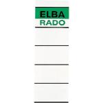 Schwarze Elba rado Ordner-Etiketten aus Papier 
