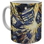 Bunte Doctor Who Tardis Kaffeetassen 320 ml aus Keramik 