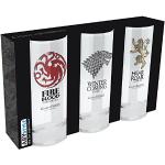 Bunte Game of Thrones Haus Targaryen Glasserien & Gläsersets 3-teilig 