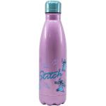 Elbenwald Lilo & Stitch Trinkflasche - 780 ml mit Aloha Hawaii Motiv, 26,5 cm Höhe, Wasserflasche mit Schraubverschluss - Edelstahl/Violett