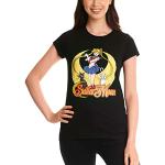 Reduzierte Elbenwald Sailor Moon T-Shirts aus Baumwolle für Damen Größe S 