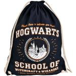 Elbenwald Sportbag Hogwarts School School Print für Harry Potter Fans Baumwolle blau