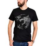 Bunte Elbenwald The Witcher T-Shirts mit Tiermotiv für Herren Größe M 