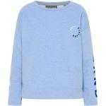 Blaue Elbsand Rundhals-Ausschnitt Damensweatshirts Größe L 