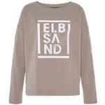 Taupefarbene Elbsand Damensweatshirts Größe XL 