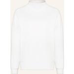 Reduzierte Weiße Elbsand Stehkragen Damensweatshirts aus Baumwolle Größe M 