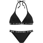 Schwarze Sportliche Elbsand Bikini-Tops für Damen Größe XS 