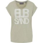 Graue Langärmelige Elbsand T-Shirts für Damen Größe XXL 