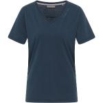 Reduzierte Blaue Langärmelige Elbsand T-Shirts für Damen Größe XS 