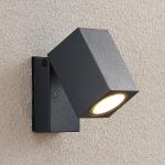 Reduzierte Schwarze Moderne Außenwandleuchten & Außenwandlampen aus Aluminium GU10 