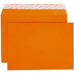 Orange Briefumschläge ohne Fenster DIN C5 25-teilig 