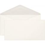 Weiße Briefumschläge ohne Fenster aus Papier 