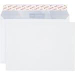 Weiße Briefumschläge ohne Fenster DIN C5 aus Papier 100-teilig 
