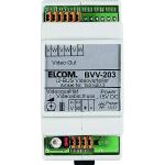 ELCOM 1806203 BVV-203 Video-Verteiler 3fach REG 6D-Video lichtgrau. Videoverteiler zur Verteilung