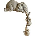 Reduzierte 20 cm Elefanten Figuren aus Porzellan 