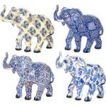 Reduzierte Blaue Moderne 12 cm Signes Grimalt Elefanten Figuren aus Kunstharz 
