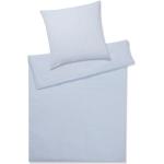 Hellblaue Elegante bügelfreie Bettwäsche mit Reißverschluss aus Baumwolle trocknergeeignet 