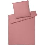 Rosa Bestickte Elegante Bettwäsche Sets & Bettwäsche Garnituren mit Reißverschluss aus Baumwolle 155x200 