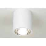 Weiße Moderne licht-erlebnisse Runde Bauhaus Lampen aus Metall E27 