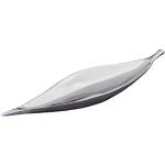 Invicta Interior Elegante Design Deko Schale Silver Leaf Aluminium poliert 40x10cm Accessoire