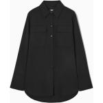 Schwarze Elegante COS Nachhaltige Hemdjacken für Damen Größe M für den für den Winter 