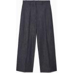 Indigofarbene Elegante COS Bio Hüftjeans & Low Waist Jeans aus Denim für Damen Größe S 