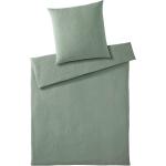 Pistaziengrüne Elegante Sommerbettwäsche aus Musselin 135x200 