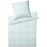 Mintgrüne Unifarbene Elegante Bettwäsche Sets & Bettwäsche Garnituren mit Reißverschluss aus Jersey 135x200 