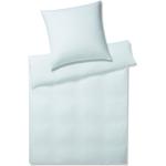 Mintgrüne Unifarbene Bettwäsche Sets & Bettwäsche Garnituren mit Reißverschluss aus Jersey 155x220 