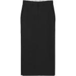 Schwarze Elegante COS Maxi Leinenröcke aus Baumwolle für Damen Größe S 