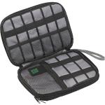 Dunkelgraue Xcase Taschenorganizer mit Reißverschluss gepolstert 