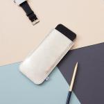 Goldene Nachhaltige iPhone 5/5S Hüllen Art: Bumper Cases aus Leder für Herren 