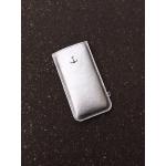 Silberne Nachhaltige iPhone Hüllen Art: Bumper Cases aus Leder für Herren 