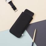 Schwarze Nachhaltige iPhone Hüllen Art: Bumper Cases aus Leder für Herren 