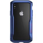 Blaue iPhone X/XS Cases mit Knopf aus Aluminium 