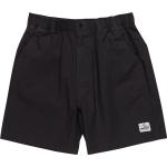Schwarze Streetwear Element Howland Satin-Shorts aus Baumwolle für Herren Größe M für den für den Sommer 