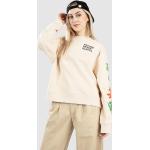 Braune Streetwear Element Damensweatshirts aus Baumwolle Größe XS 