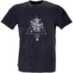 Schwarze Streetwear Element Star Wars Yoda T-Shirts für Herren Größe L 