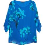 Blaue Elegante Elena Mirò Blusenshirts & Schlusen aus Polyester für Damen Größe 3 XL 