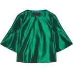 Grüne Elegante Elena Mirò Blusenjacken aus Polyester für Damen Größe XL 