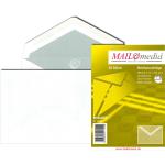 Weiße Briefumschläge ohne Fenster DIN C6 