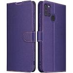 Lila Samsung Galaxy A21s Cases Art: Flip Cases mit Bildern aus Leder klappbar 