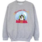 Graue Kindersweatshirts aus Jersey für Mädchen Größe 104 