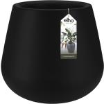Schwarze 55 cm Elho Pure Runde Pflanzkübel & Blumentöpfe 55 cm aus Kunststoff Indoor 