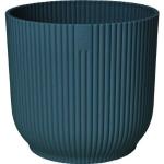 Blaue Moderne 15 cm Runde Pflanzkübel & Blumentöpfe 15 cm aus Kunststoff Indoor 