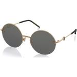 Reduzierte Goldene Elie Saab Saab Runde Runde Sonnenbrillen aus Metall für Damen 