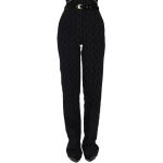 Reduzierte Schwarze Elisabetta Franchi Zigarettenhosen mit Reißverschluss aus Polyester für Damen Größe XS 